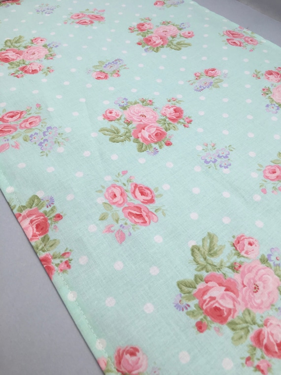 Floral Table Runner: Vintage Tea Party Decor