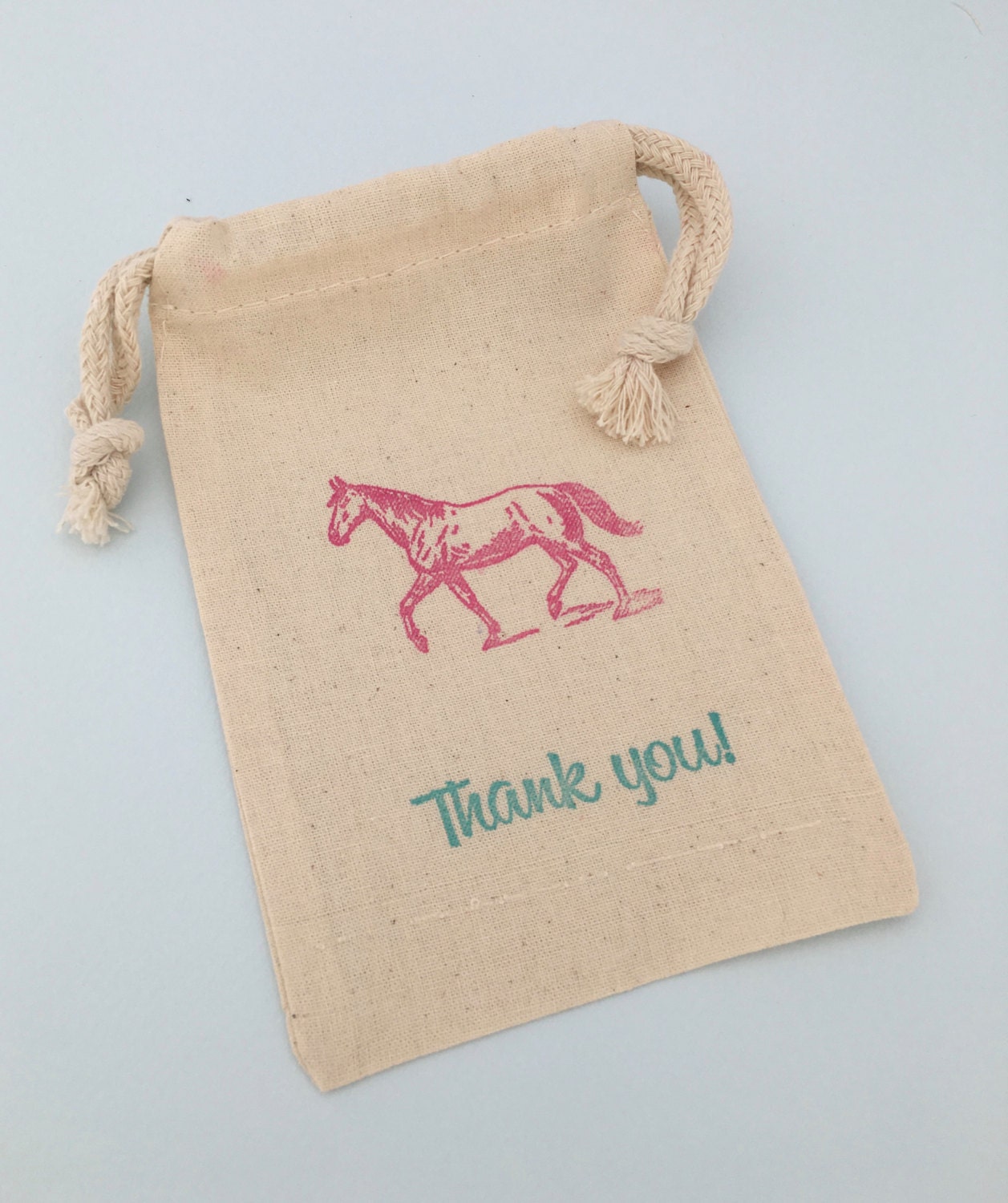 Horse Party Favor Bags With Pretty Horse Design Equestrian Etsy UK