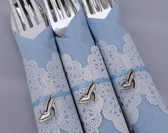 Cinderella Party Flatware: Slipper Themed Party Cutlery, Cinderella Theme, Cinderella Flatware