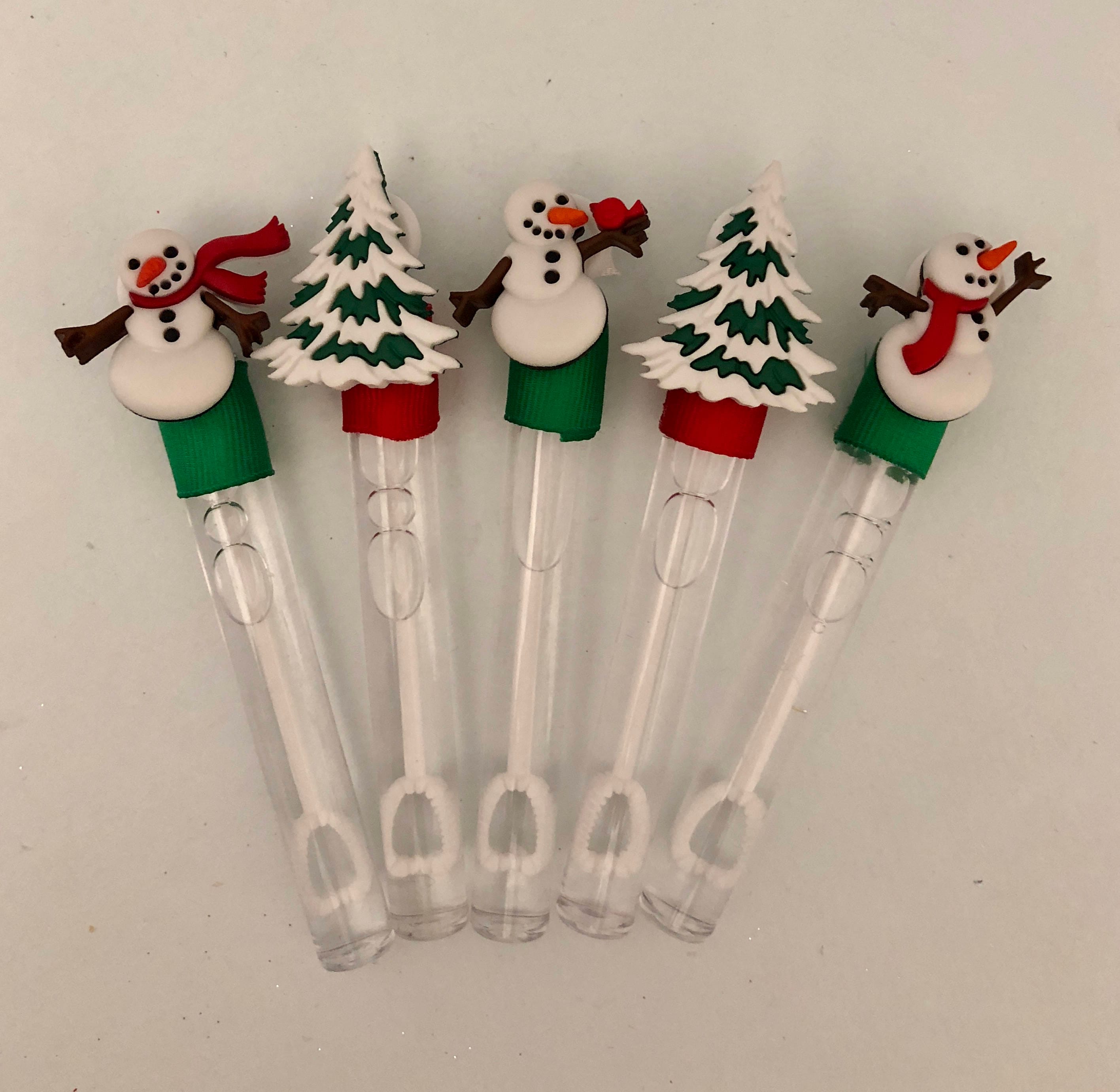 Christmas Party Prizes 2022 Christmas Snowman Bubble Wand Christmas Party Favors Snowman | Etsy