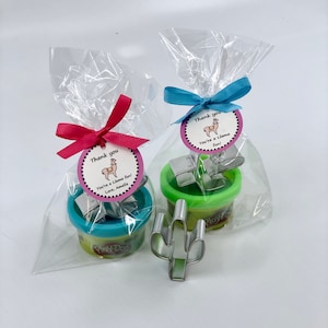 Llama Party Favor: Llama and Cactus Party Favor, Playdoh and Cactus Shape Cutters, Fiesta Party Favor