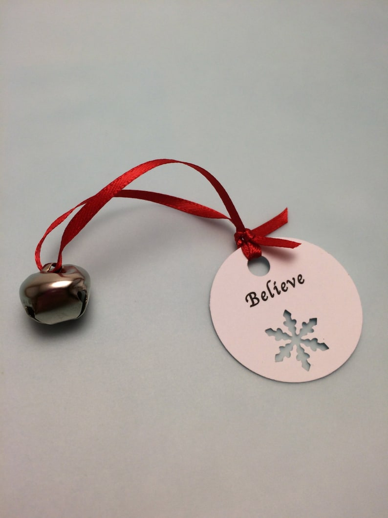 Polar Express Party Favor Polar Express Bell With Believe Etsy