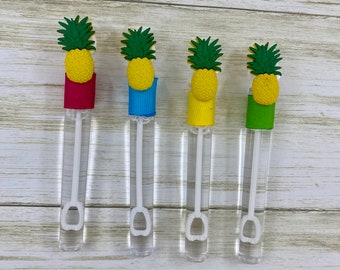 Pineapple Party Favor, Hawaiian Party Bubble Favor, Tropical Party Favor, Bachelorette Party Supplies