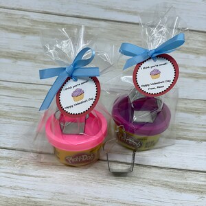 Recuerdo de San Valentín con cupcakes de Play-Doh: regalo personalizado para el aula