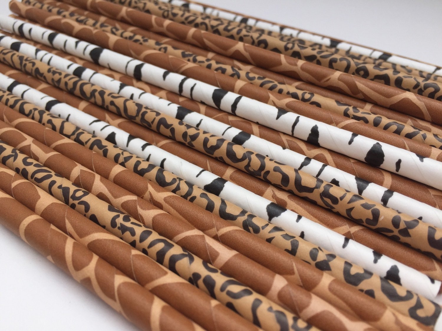 Safari Party Supplies: Jungle Theme Straws, Zoo Straws, Jungle Straws…