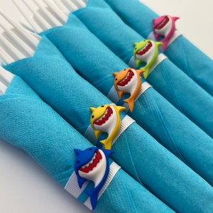 Shark Flatware - Shark Party Silverware, Shark Party Supplies, Shark Party Tableware, Shark Birthday Party