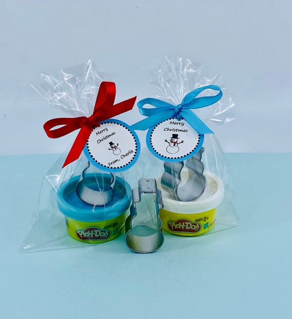 Personalized Snowman Play-doh Christmas Favor: Classroom Gift