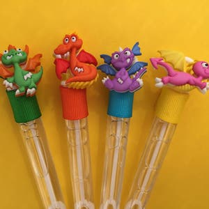 Dragon Favor - Dragon Party Favor, Dragon Party Supplies, Dragon Bubble Favor