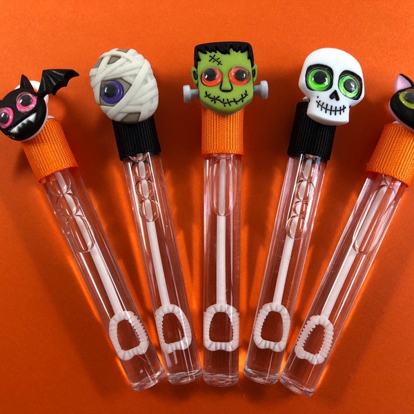 Halloween Favor: Halloween Bubble Favor, Halloween Monster Favor, Halloween Party Favor