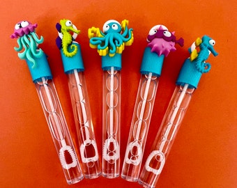 Sea Creature Bubble Favors: Under the Sea Party Supplies