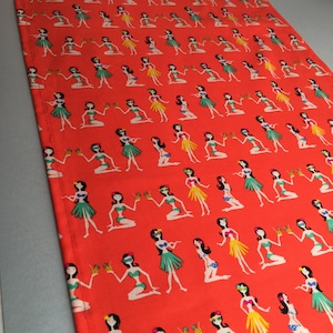 Luau Theme Table Runner: Accent Table Mat or Runner Ideal for a Luau Party, Beach Party or Hawaiian Room Decor