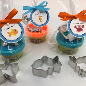 Under the Sea Party Favors: Playdoh and Ocean Cutter Favor, Under the Sea Party Supplies,Under the Sea Party