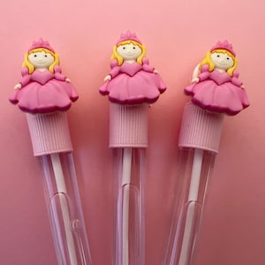 Princess Party Favor, Princess Favors, Bubble Wands, Princess Party Supplies