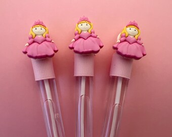 Princess Party Favor, Princess Favors, Bubble Wands, Princess Party Supplies