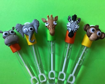 Safari Bubble Favors: Googly Eye Animal Party Supplies