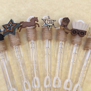 Western Party Favor: Cowboy Party Favor, Western Theme Party Bubbles, Cowboy Theme Party Bubbles