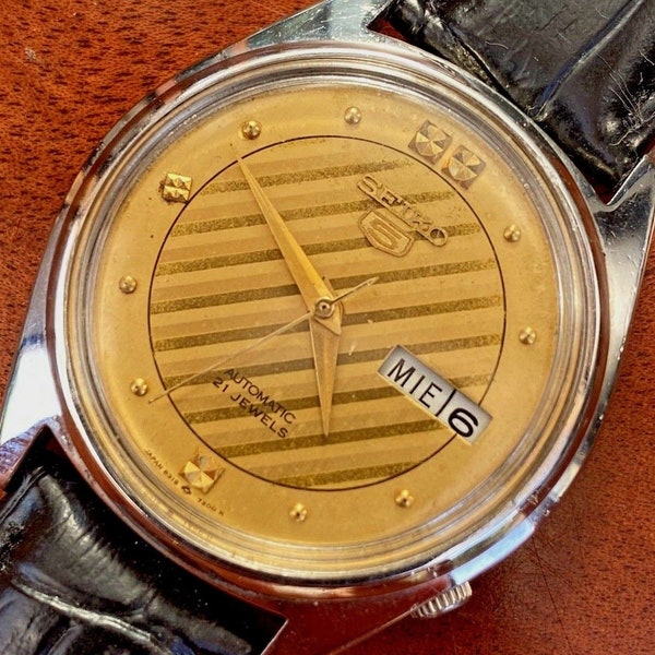 SEIKO 5 AUTOMATISCHER GENTLEMAN es von 1988. Super Zifferblatt, Guter Zustand, Kaliber 6309.