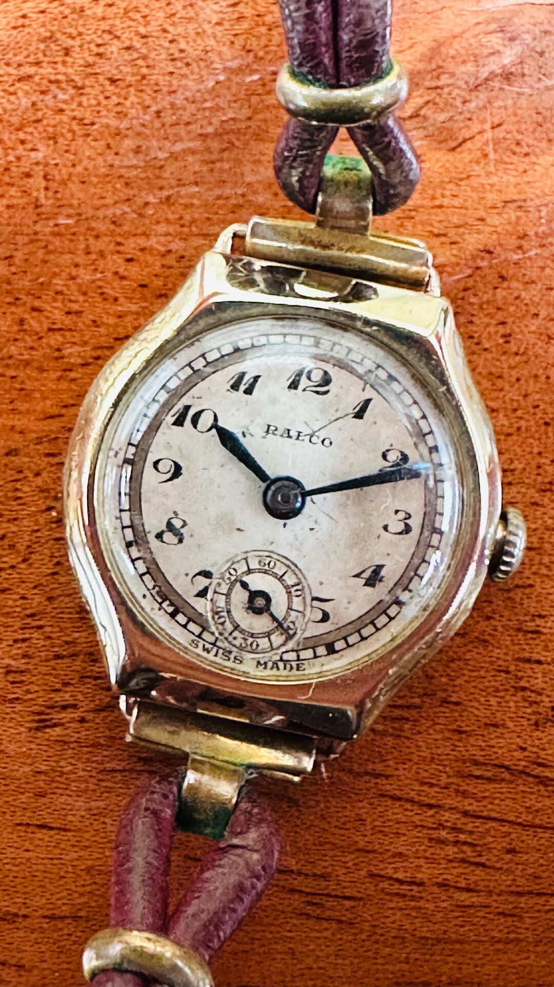 9k Gold Ralco Cocktail Watch From 1939, Original Strap. - Etsy Canada