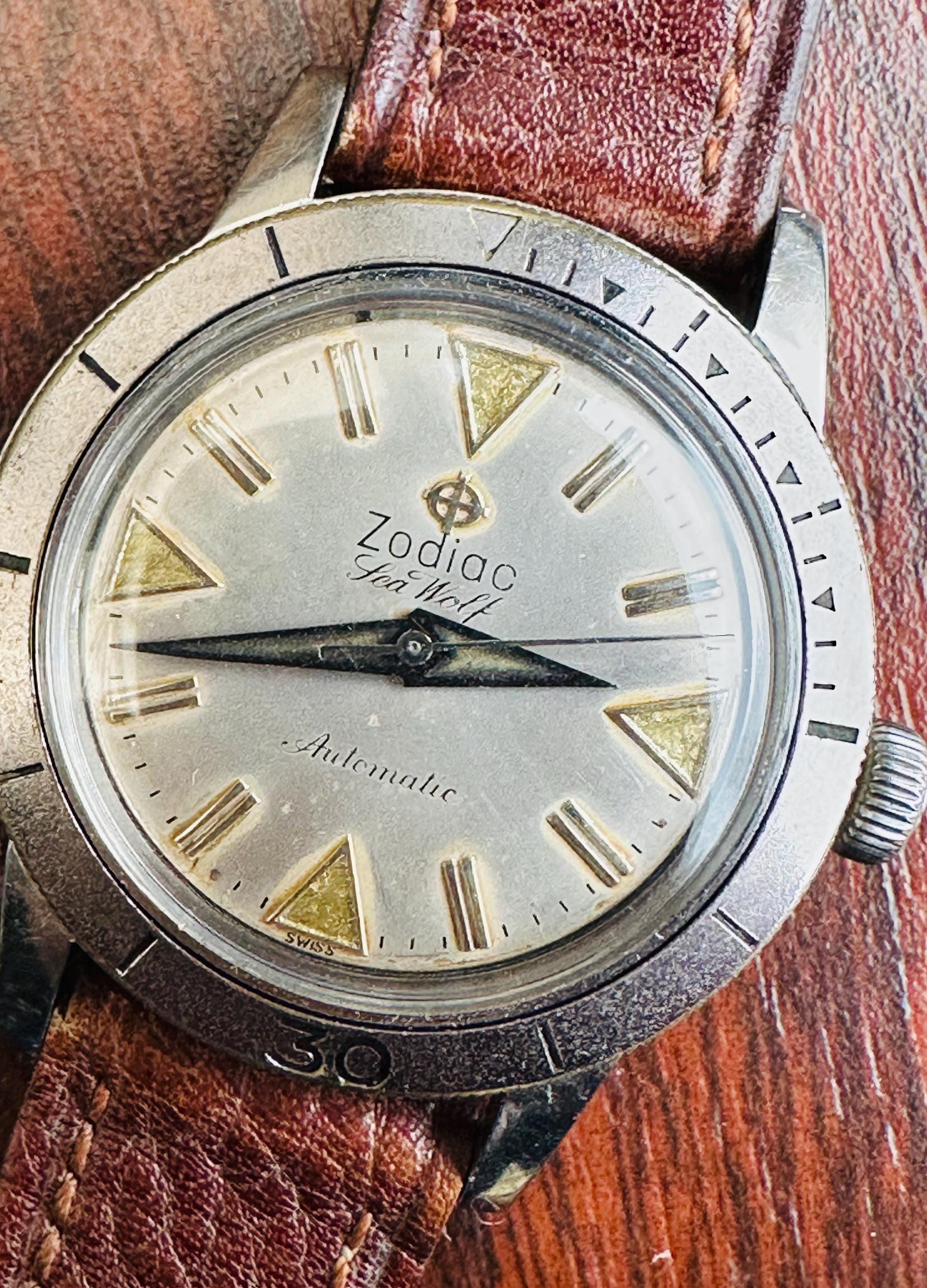 Zodiac SeaWolf Vintage 自動巻き