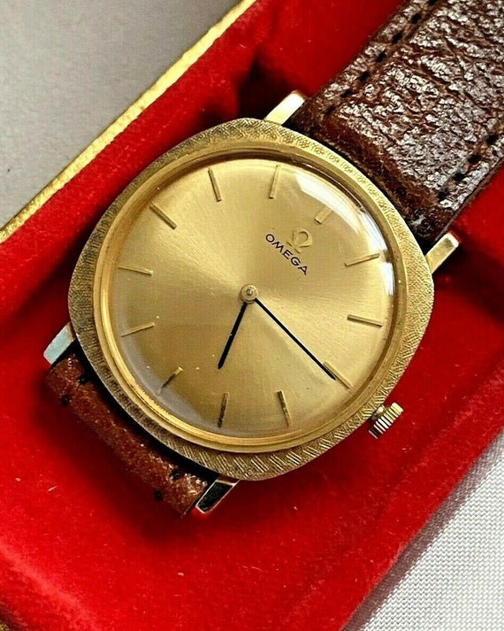 1965 OMEGA GENTLEMAN'S 18K SOLID Gold 