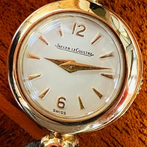 JAEGER LECOULTRE Finished in Solid 9k Gold.  Ladies Circa 1960, Serviced.