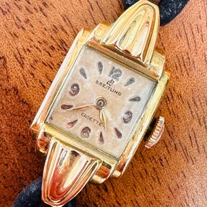 Breitling Cadette Cocktail Watch from 1940s, new old stock.