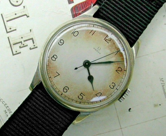 1943 OMEGA HS8 BRITISH ROYAL Navy Fleet 