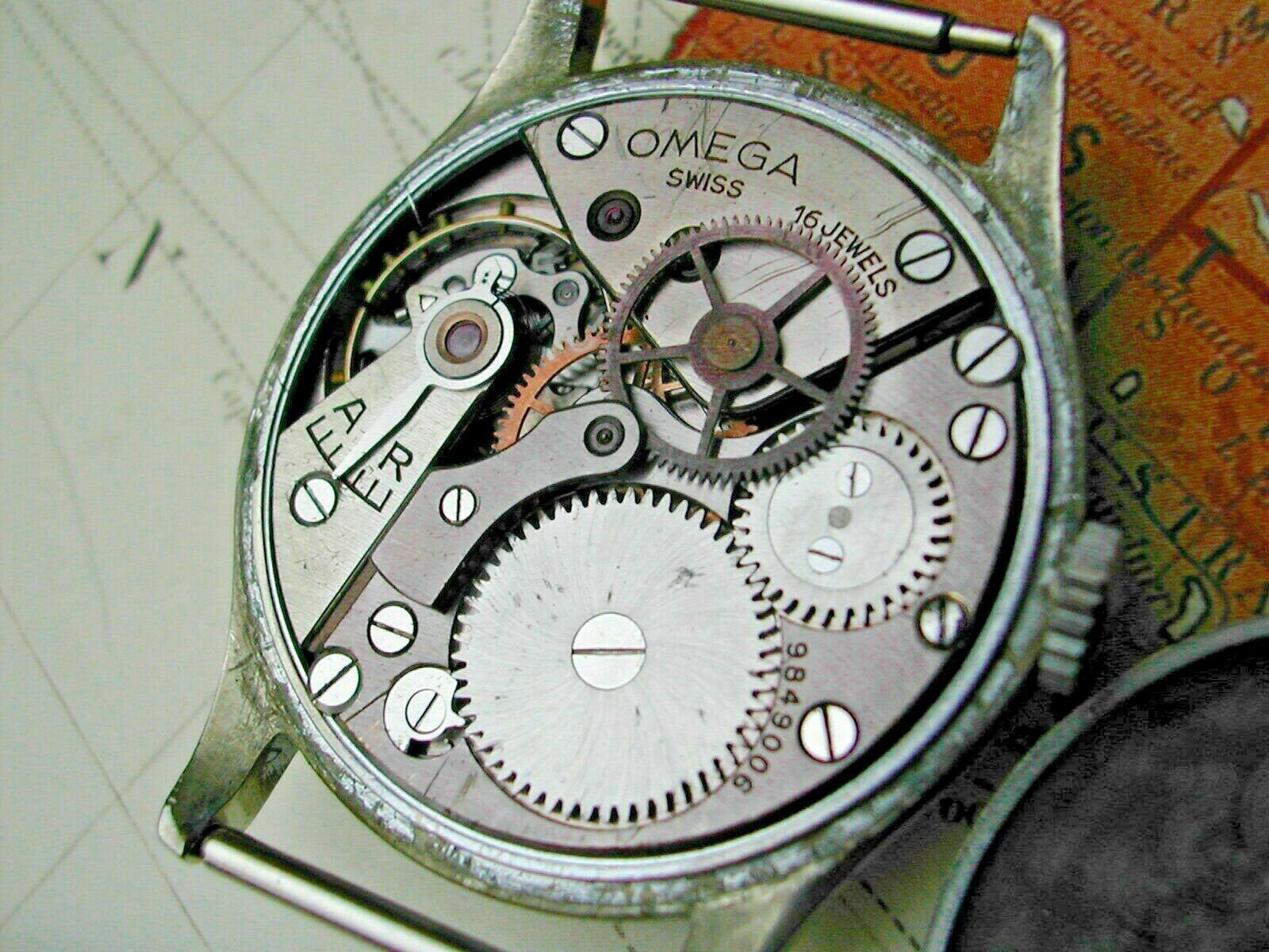 1943 OMEGA HS8 BRITISH ROYAL Navy Fleet 