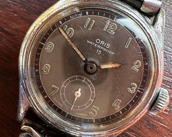 ヴィンテージ ORIS リバース ポインターデイト – スモールセコンド