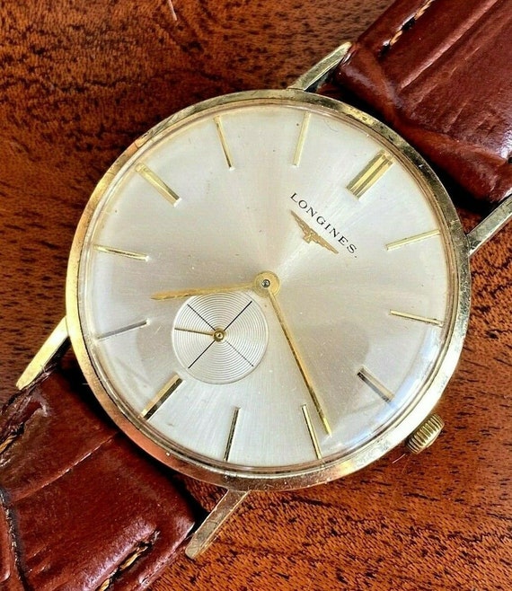 1964 9K GOLD LONGINES GENTLEMAN'S With Caliber 19.4. | Etsy UK
