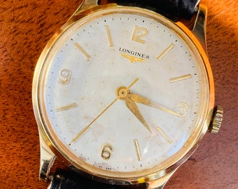 LONGINES 1962 9K SOLID GOLD Gentleman’s in Good, Serviced Condition, Caliber 30LS.