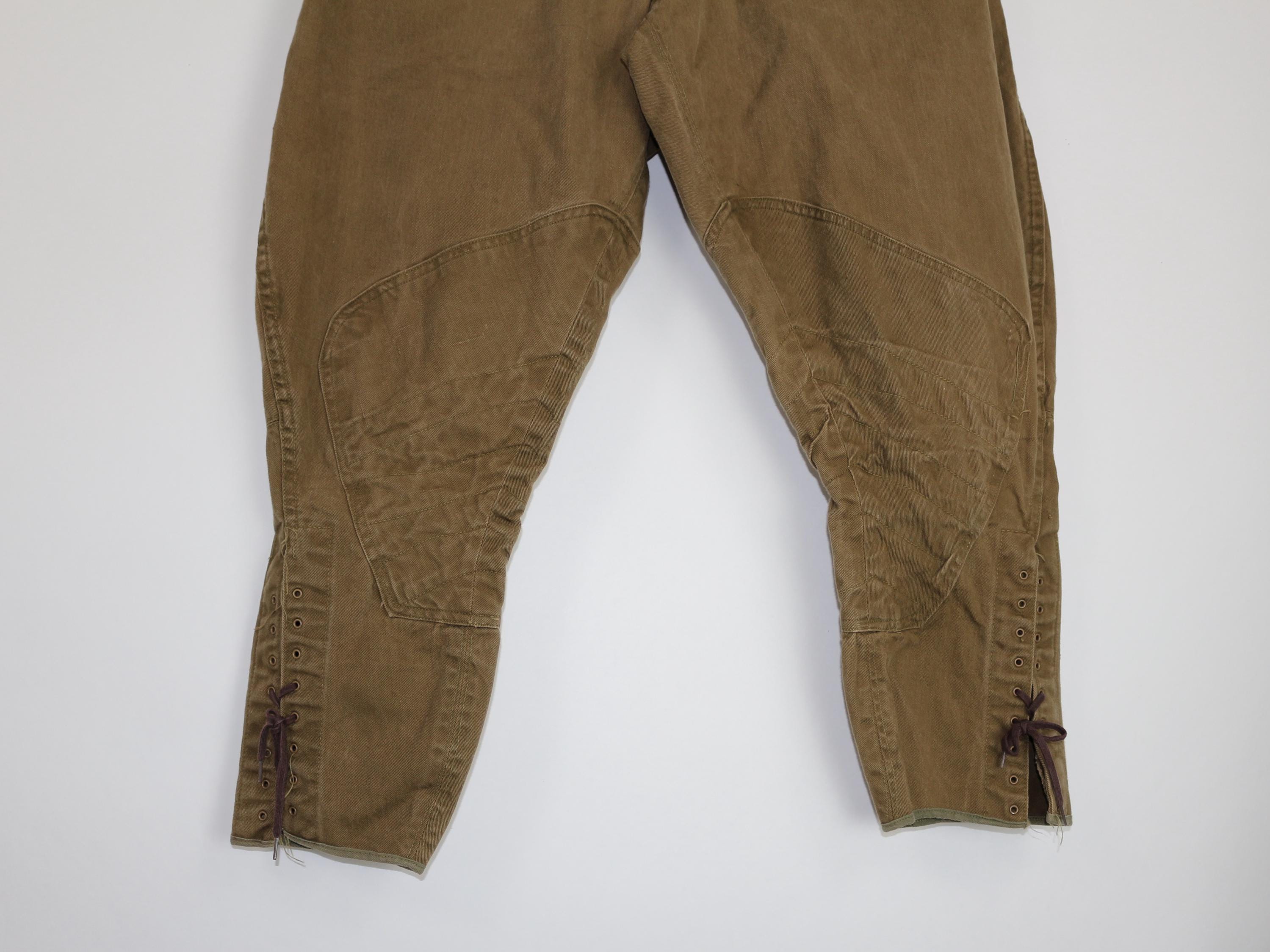 Pantalon de jogging homme/femme des années 40, kaki clair, équitation, culotte beige, pantalon de polo, pantalon d'uniforme militaire - Canada