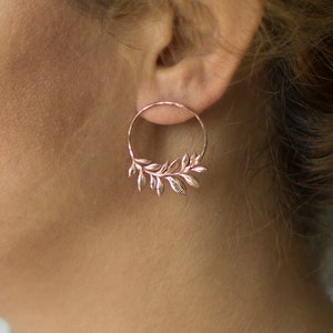 Ivy Earrings / Sterling Silver Sprigs
