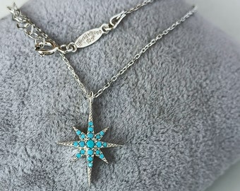 North Star Polaris s925 sterling silver necklace Valentine/'s Day gift