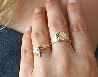 Sunrise Ring 14K Gold