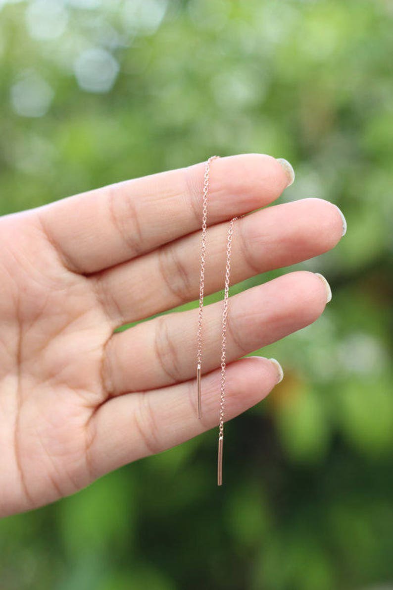 Long Threader Earrings Pair