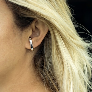 Suspender Earrings / Loop Earrings/ 925 Silver