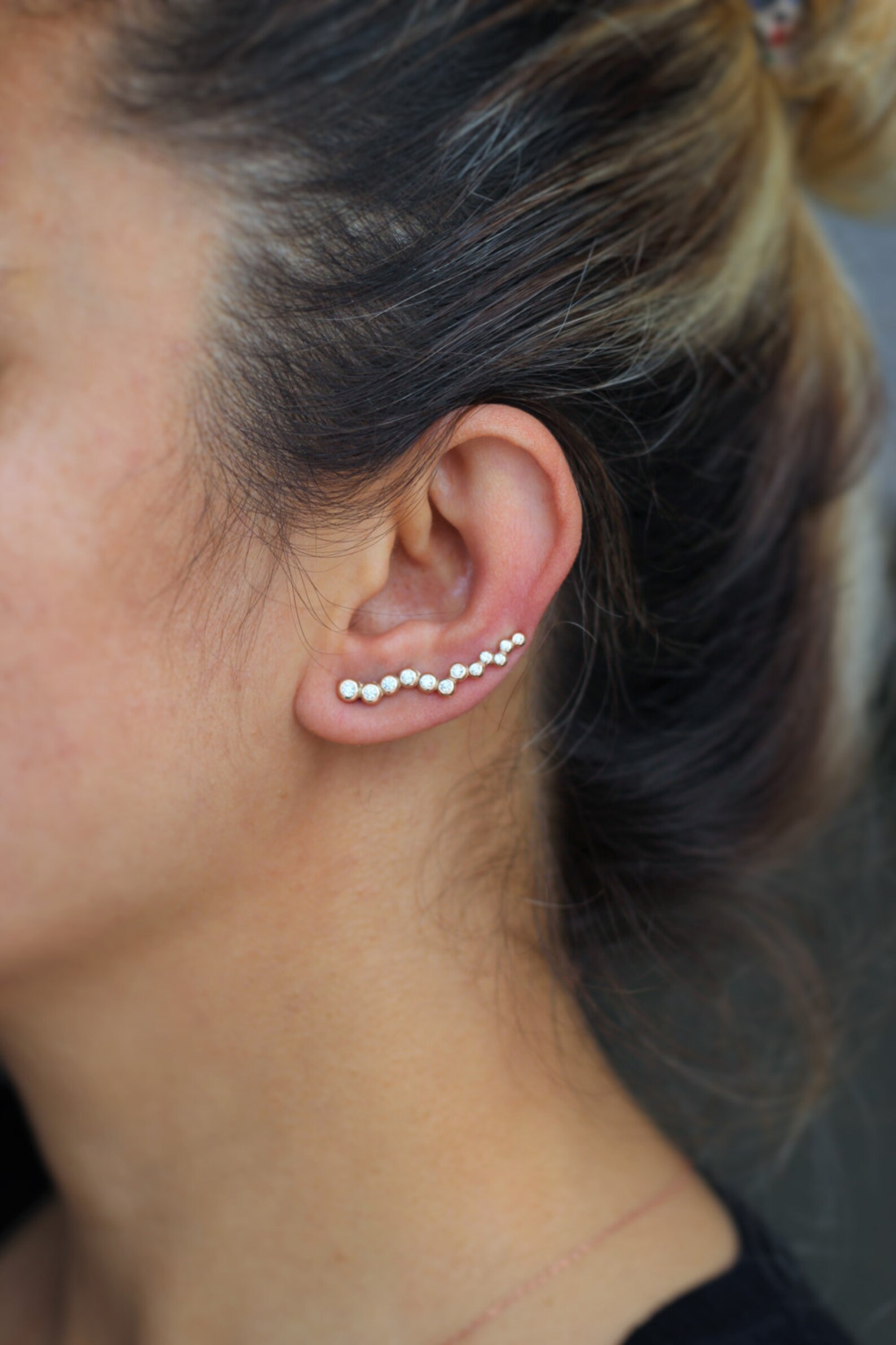 Eirene Ear Cuffs / Pair / 925 Sterling Silver Etsy