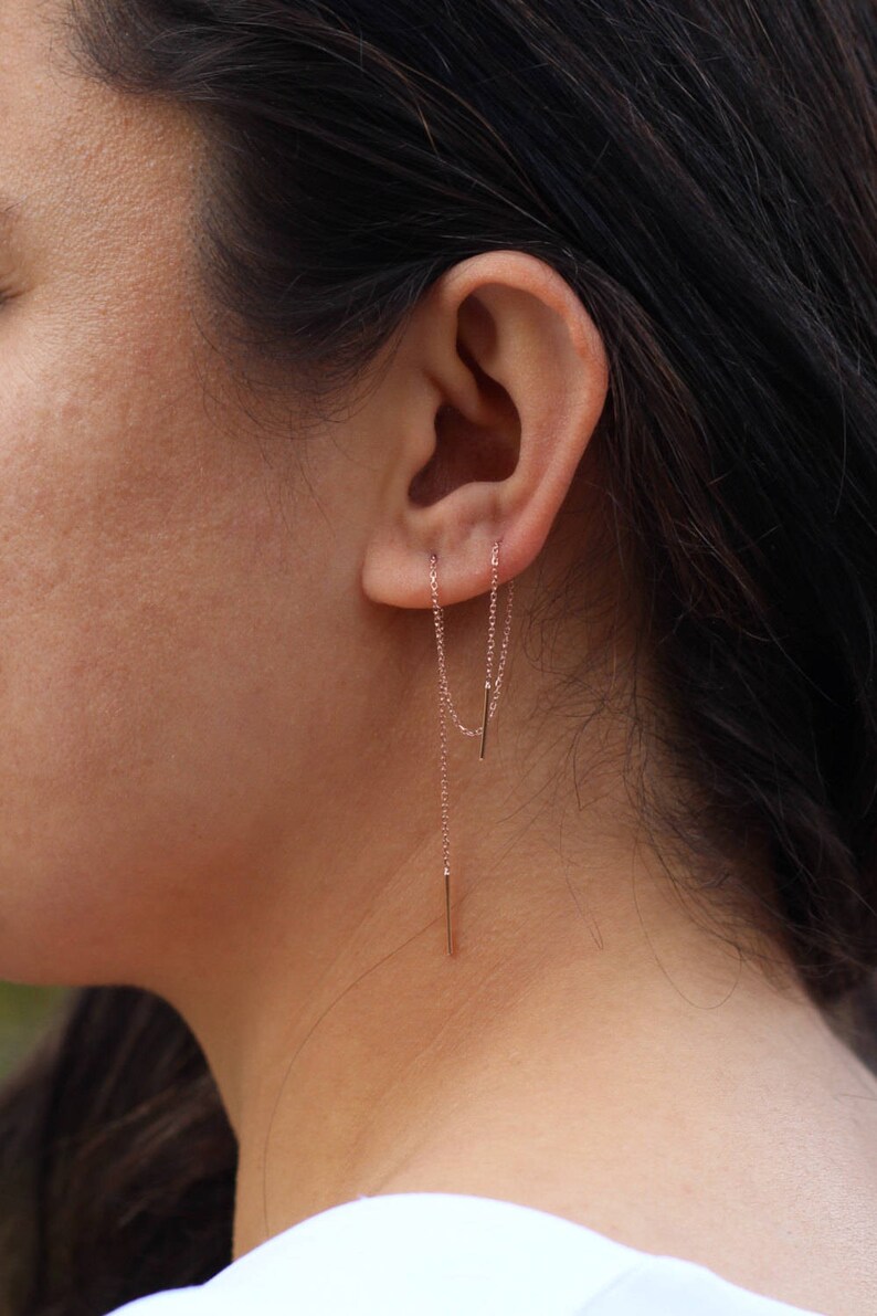 Long Threader Earrings Pair