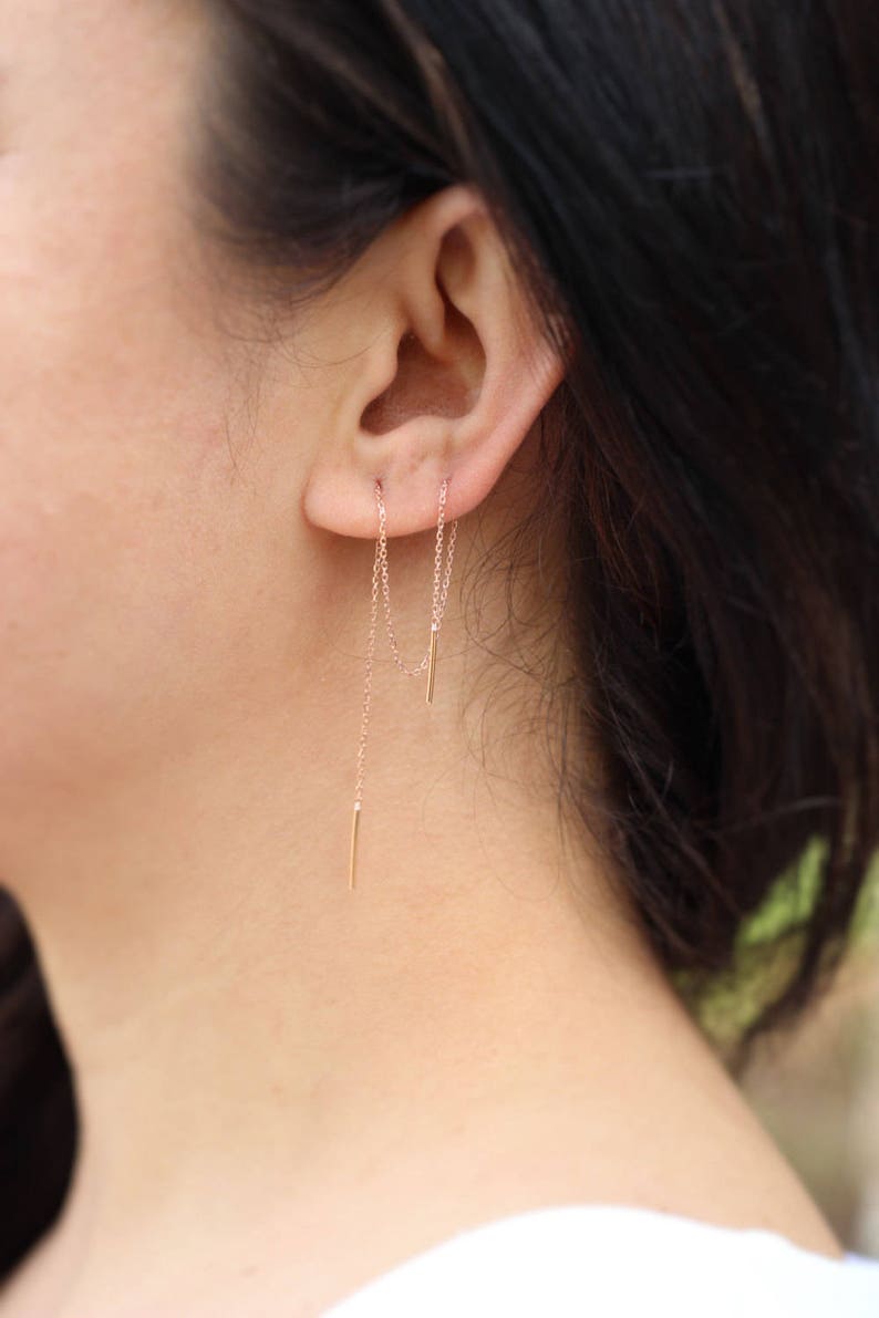 Long Threader Earrings Pair