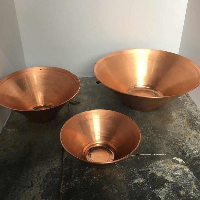 Medium Copper Bowl 40mm high x 90mm diameter for Enamelling Etsy