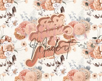 Floral Fuck Around & Find Out Tumbler Wrap PNG (Digital Download)