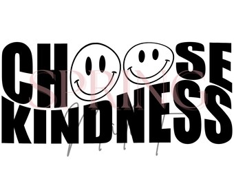 Choose Kindness, Anti-bullying, Pink T-shirt Day, PNG, Digital, Sublimation File