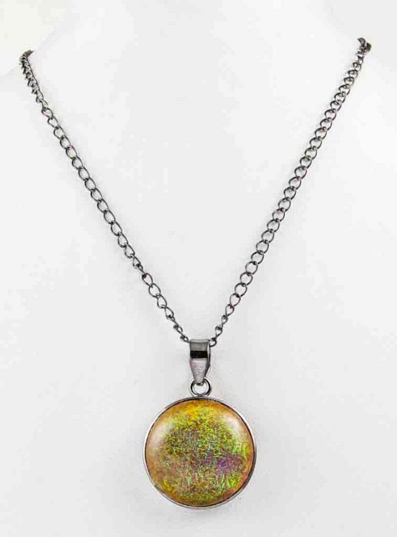 Opal Fire Pendant Necklace Pendant Opal Doublet Necklace Opal Necklace Silver Opal pendant with chain