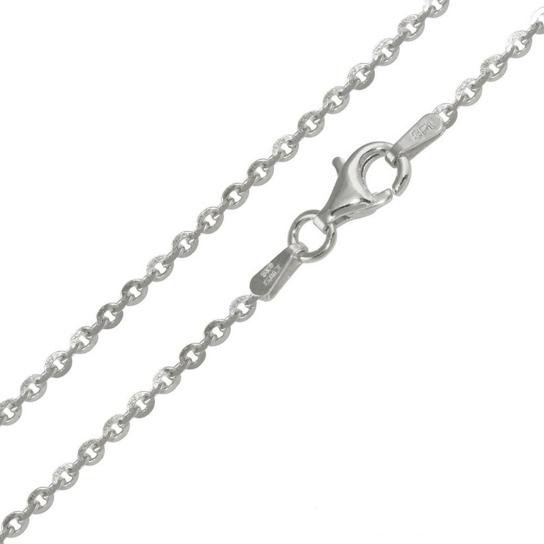 Sterling Silver 925 Rolo Chain Necklace 