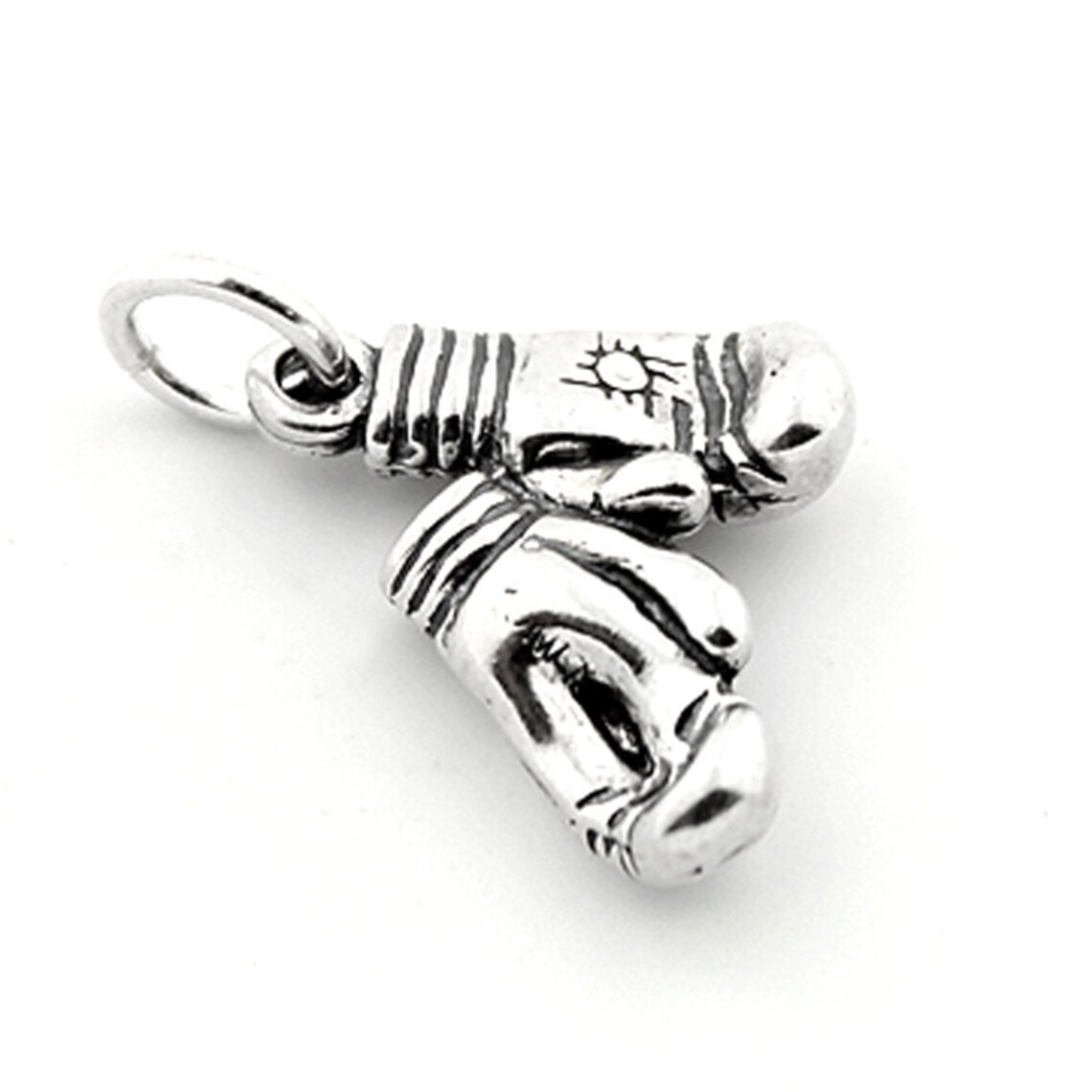 Sterling silver Boxing gloves bracelet charm Boxing gloves Etsy