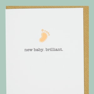 nuevo bebé. brillante. Tarjeta Teddy Perkins esmaltada a mano.