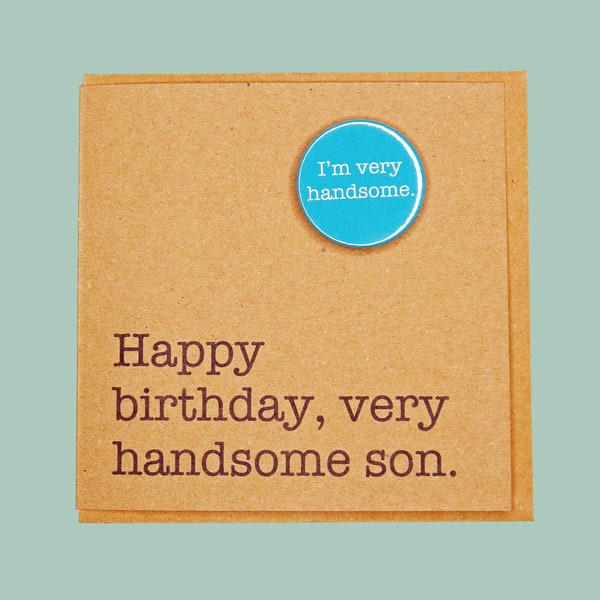 Card for Adult Son Special Sons Birthday Birthday Card for Etsy Canada