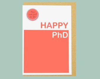 Happy PhD - Teddy Perkins badge card. You can call me Dr.