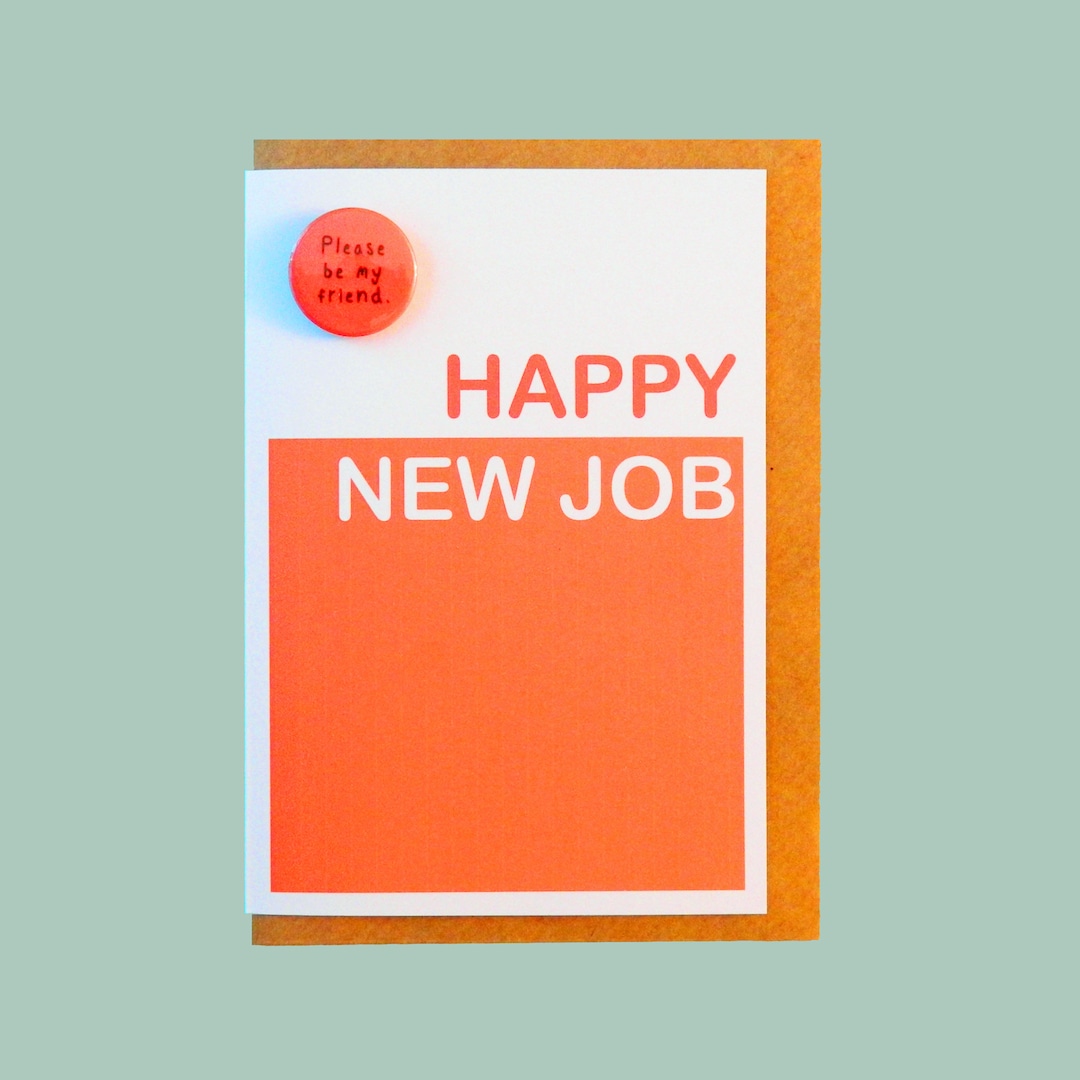 Happy New Job - Teddy Perkins Congratulations Card. Please Be My Friend ...